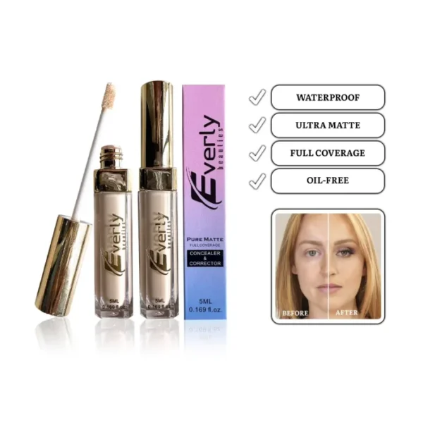 Everly Beauties Pure Matte Full Coverage Concealer & Corrector