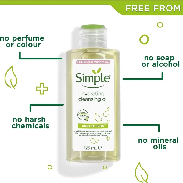 Simple Kind To Skin Hydrating Cleansing Oil-125ml