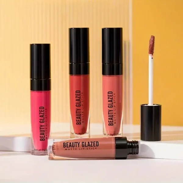 Beauty Glazed Matte Lipstick Smudge Proof – 8g