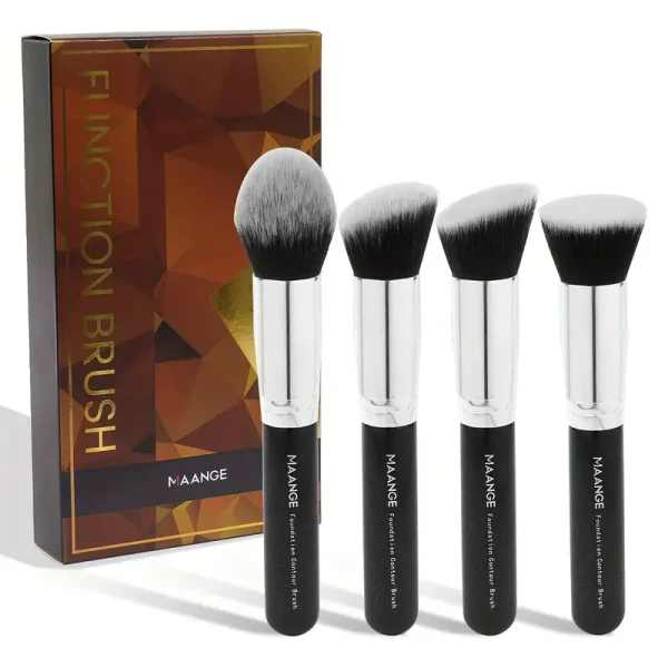 Maange 4pc Premium Facial Brush Set