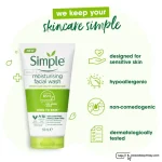 Simple Kind to Skin Moisturising Facial Wash - 150ML - Image 3