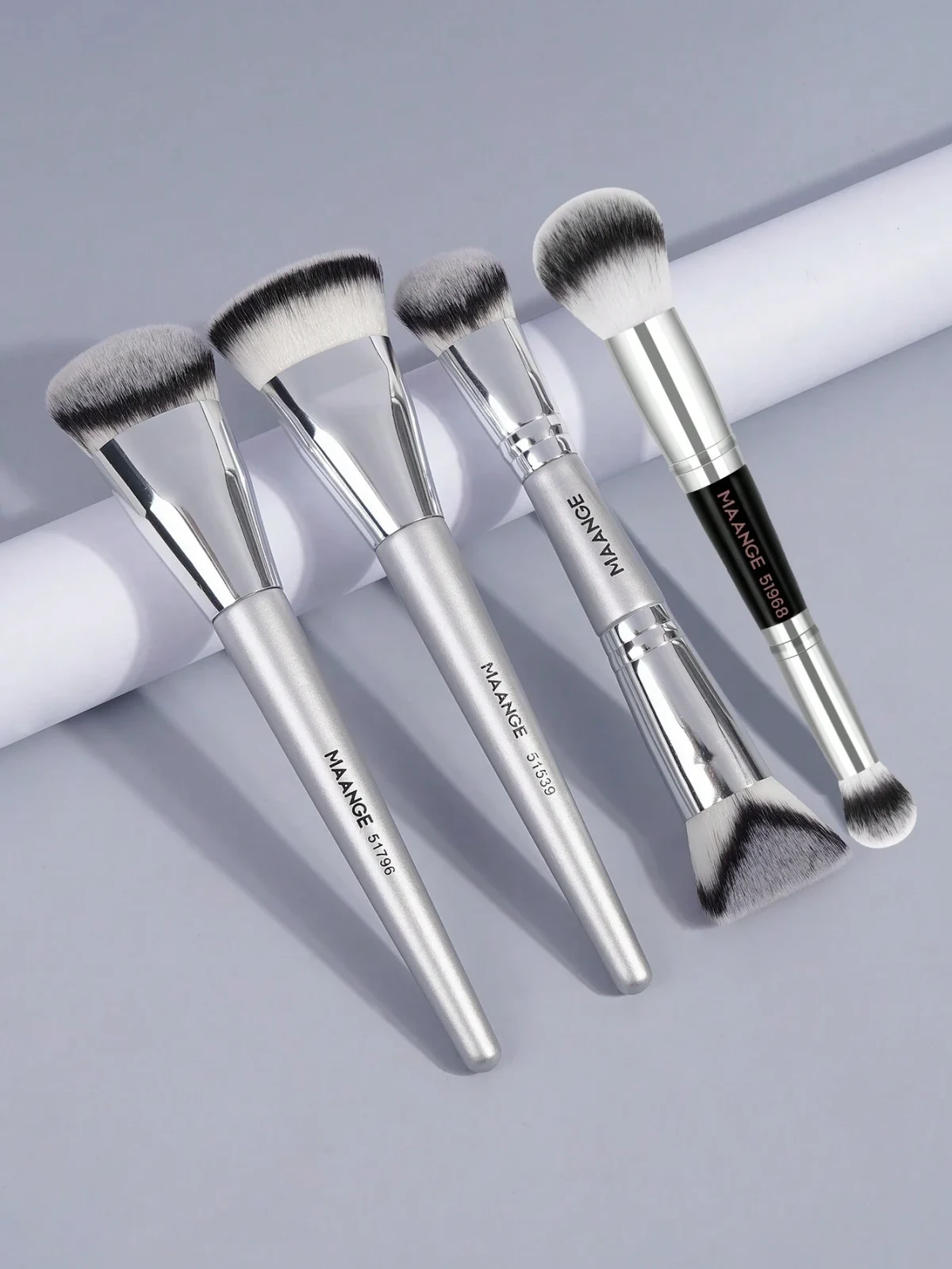 Maange 4pcs Premium Crystal Facial Brush Set - Image 3