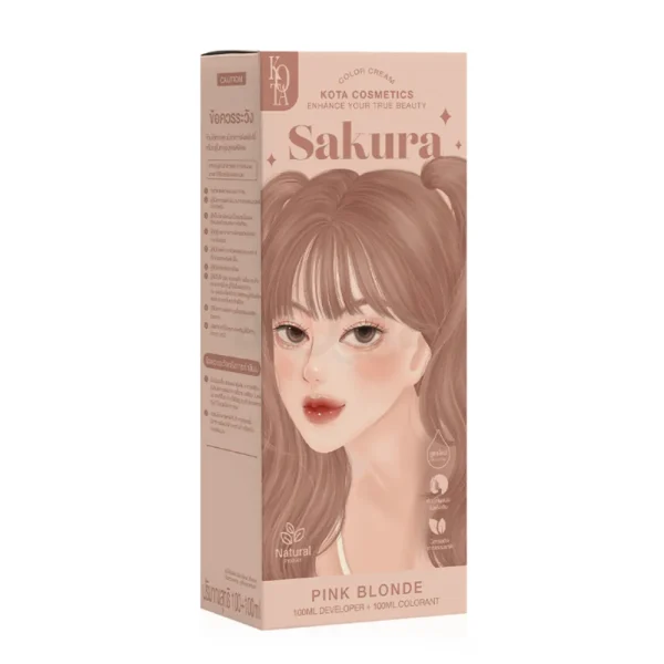 Kota Cosmetics Hair Color Cream - 100+100ml [Sakura]
