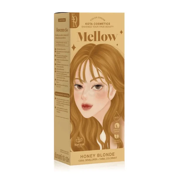 Kota Cosmetics Hair Color Cream - 100+100ml [Mellow]